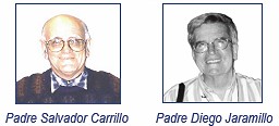 Padre Salvador Carrillo y Padre Diego Jaramillo