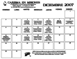 calendario de diciembre 2007