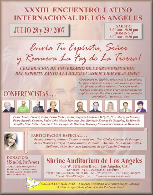 XXXIII Encuentro Latino Internacional de Los Angeles