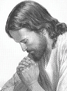 imagen de Jesus orando